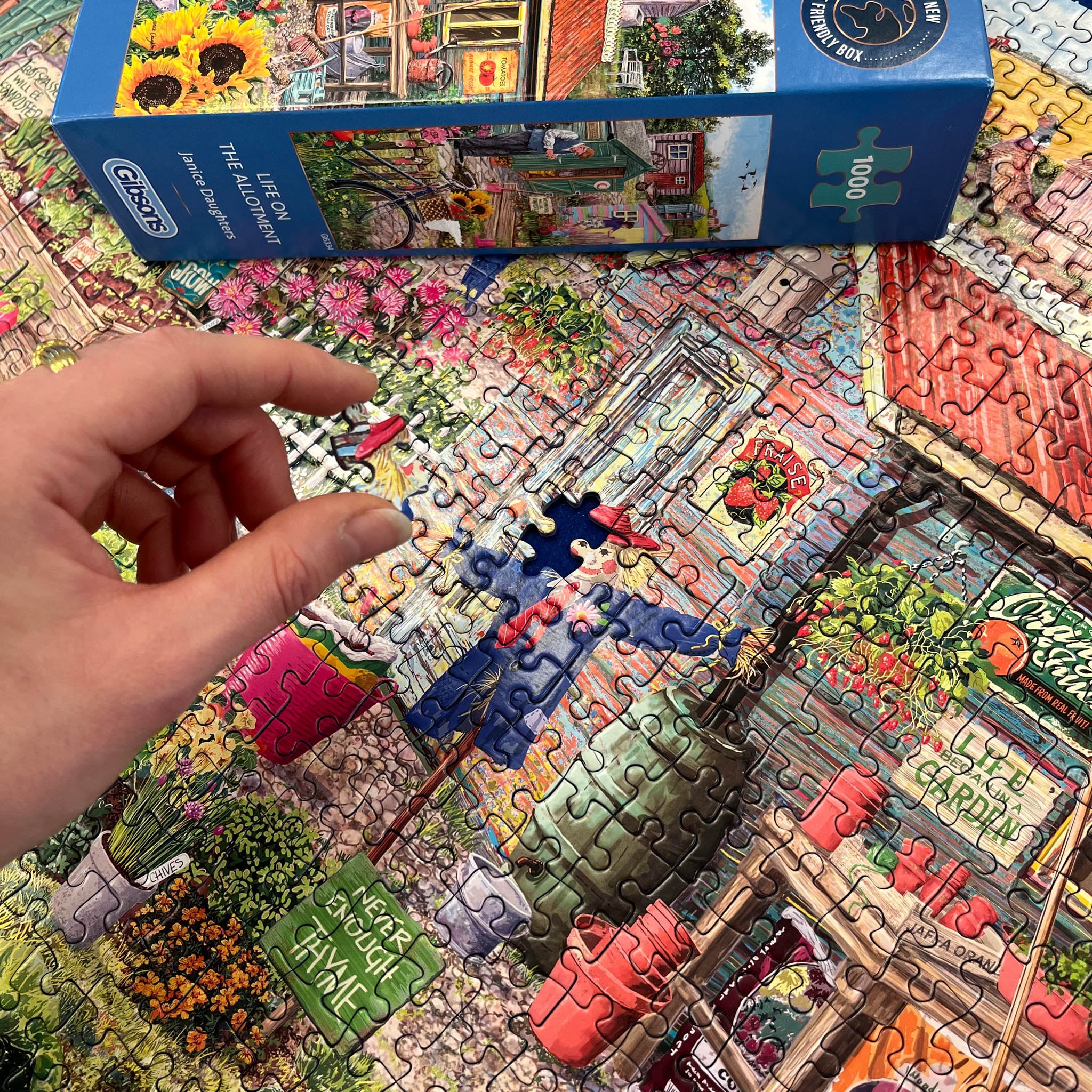 gibsons-life-on-the-allotment-1000-teile-puzzle-garten image 2