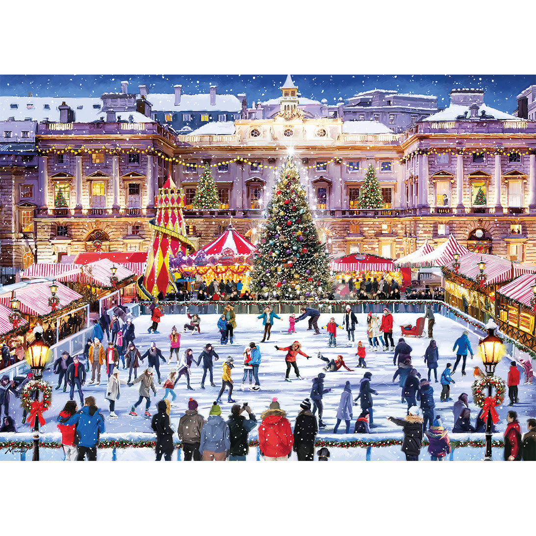 gibsons-skating-at-somerset-house-puzzle-1000-teile-winter image 4