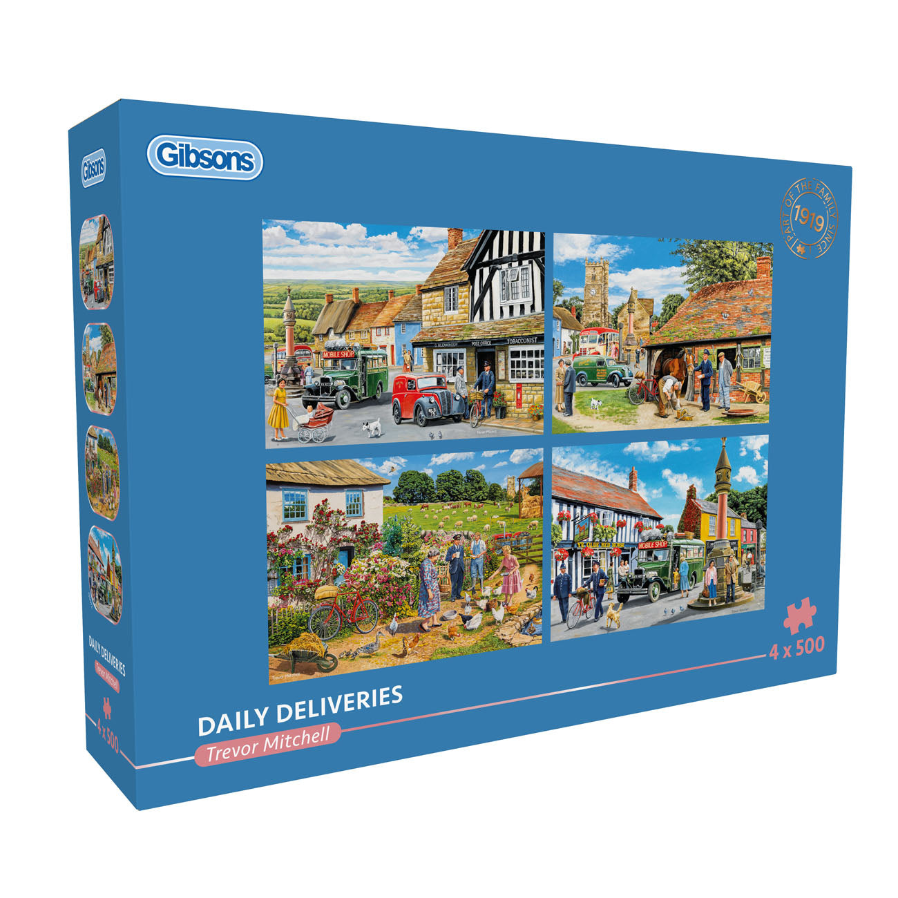 gibsons-multi-box-daily-deliveries-4x500-puzzle-postbote image 1
