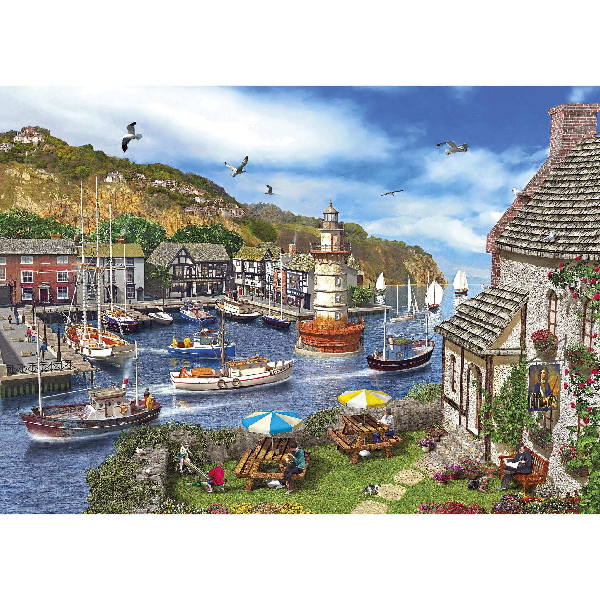 gibsons-lighthouse-bay-puzzle-1000-teile-k-stenmotiv image 2