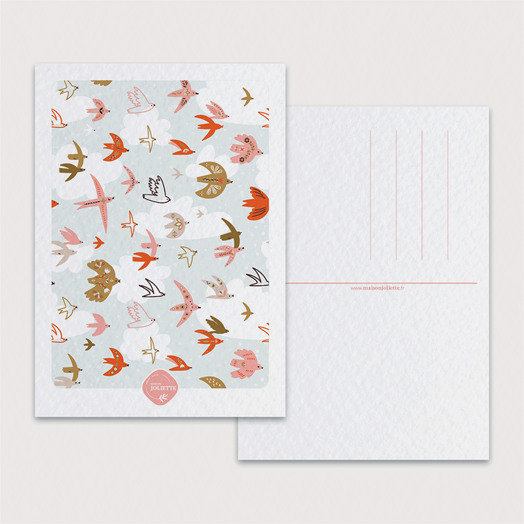 maison-joliette-libre-comme-l-air-postkarte-mit-umschlag image 5
