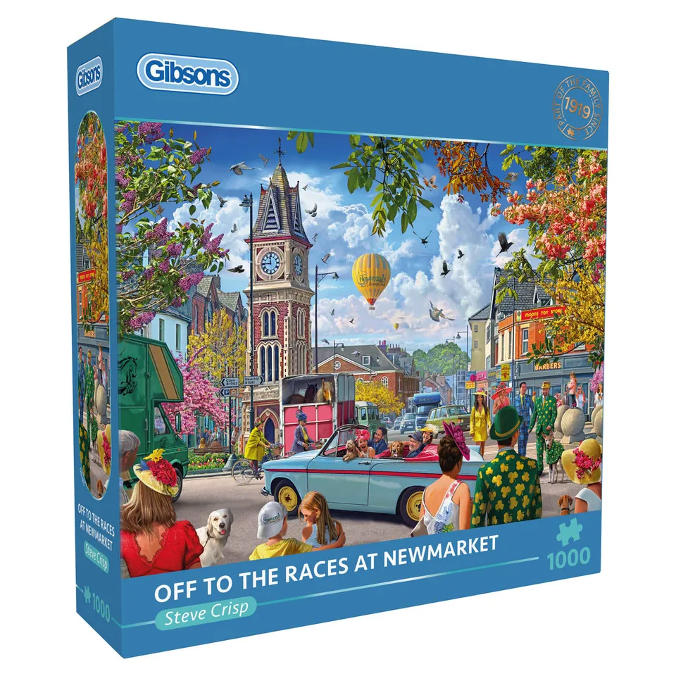 gibsons-off-to-the-races-at-newmarket-1000-teile-puzzle image 1