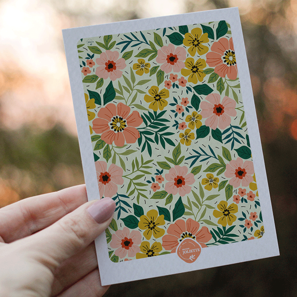 maison-joliette-floraison-postkarte-mit-umschlag-10-5x14-8 image 4