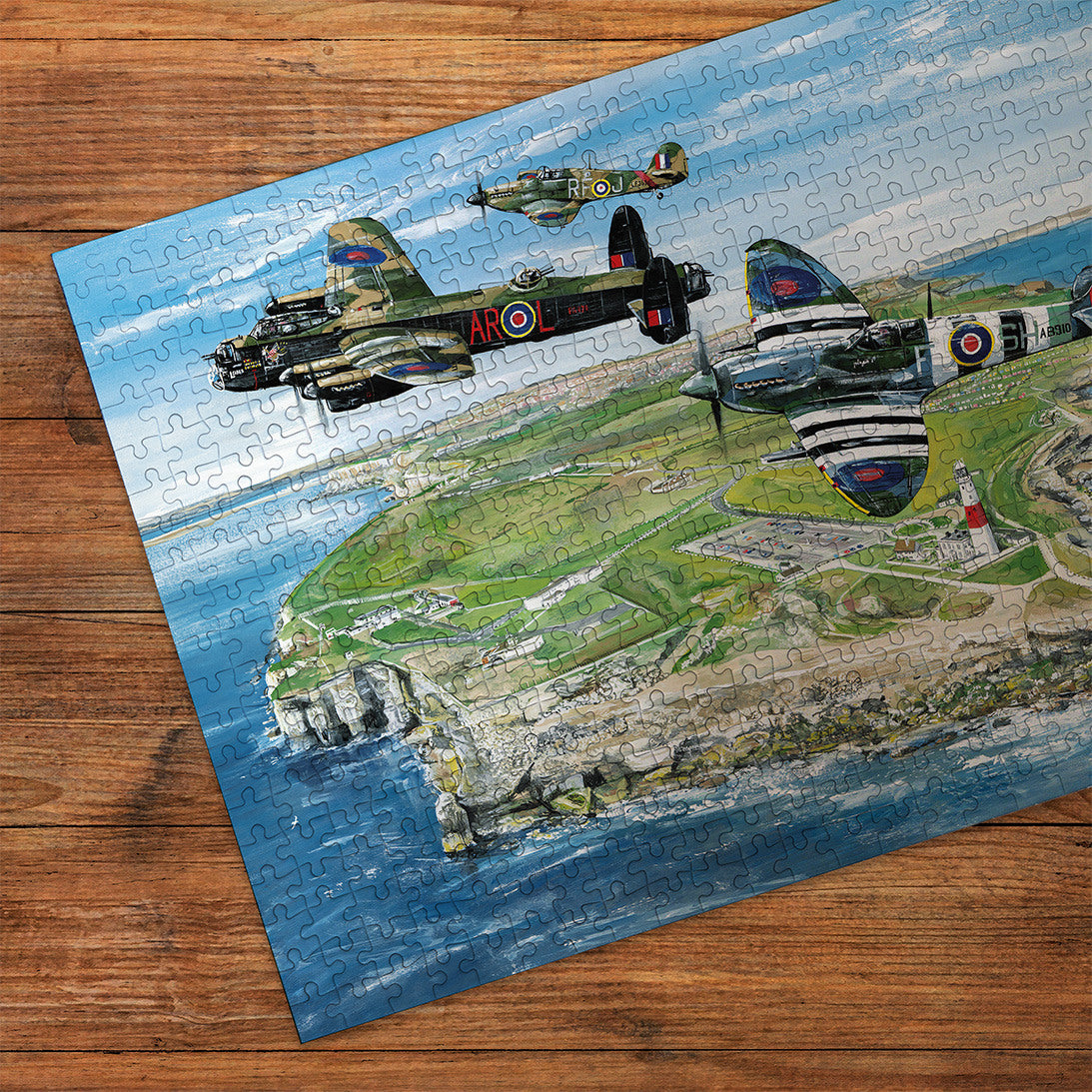 gibsons-wings-over-portland-puzzle-500-teile-flugzeuge-nostalgie image 2