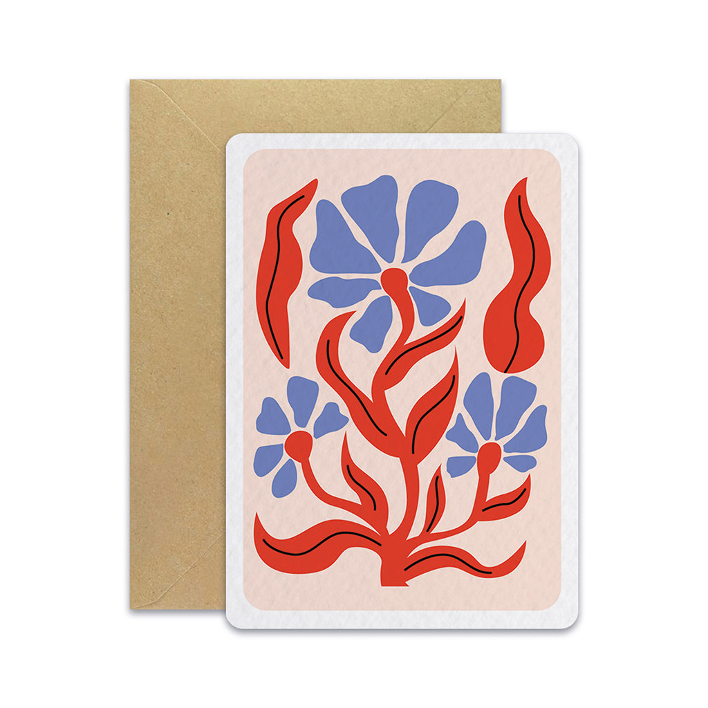 maison-joliette-floral-2-flamboiement-postkarte-a6-rund image 1