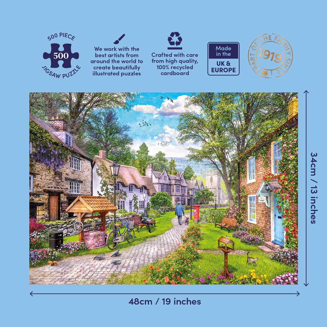 gibsons-a-tranquil-moment-puzzle-500-teile-dorf image 4