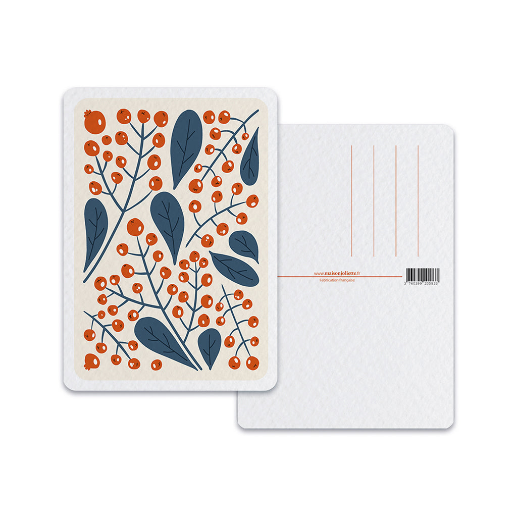 maison-joliette-floral-1-baies-postkarte-beeren-10-5x14-8 image 2