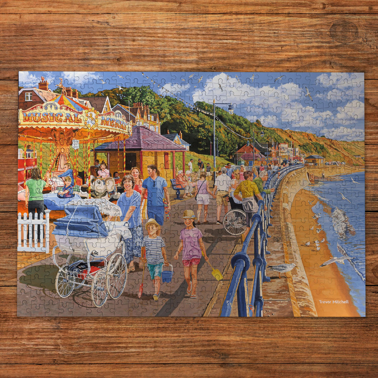 gibsons-beside-the-seaside-puzzle-4x500-teile-strand image 3