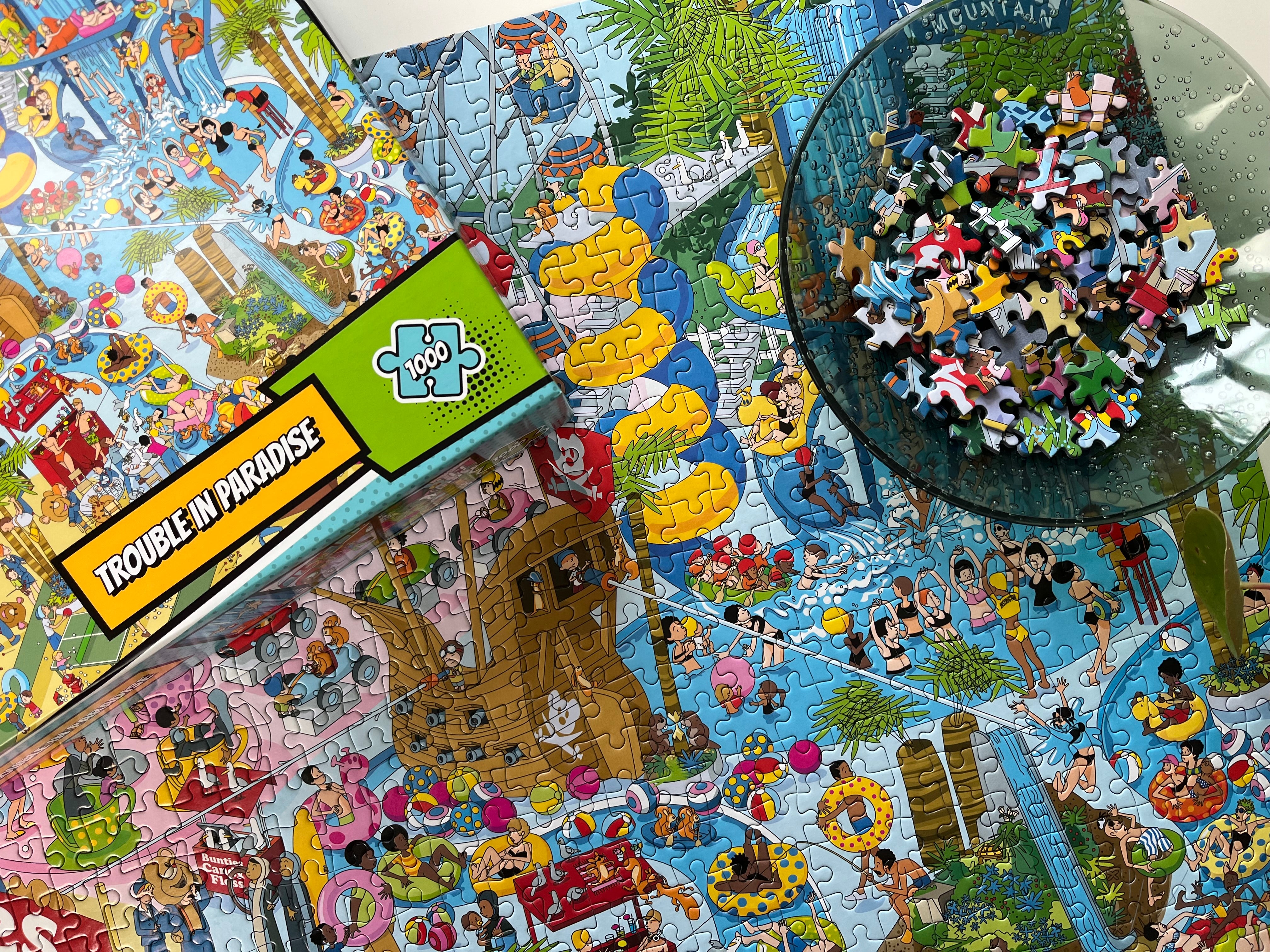 gibsons-trouble-in-paradise-puzzle-1000-teile-cartoon image 4