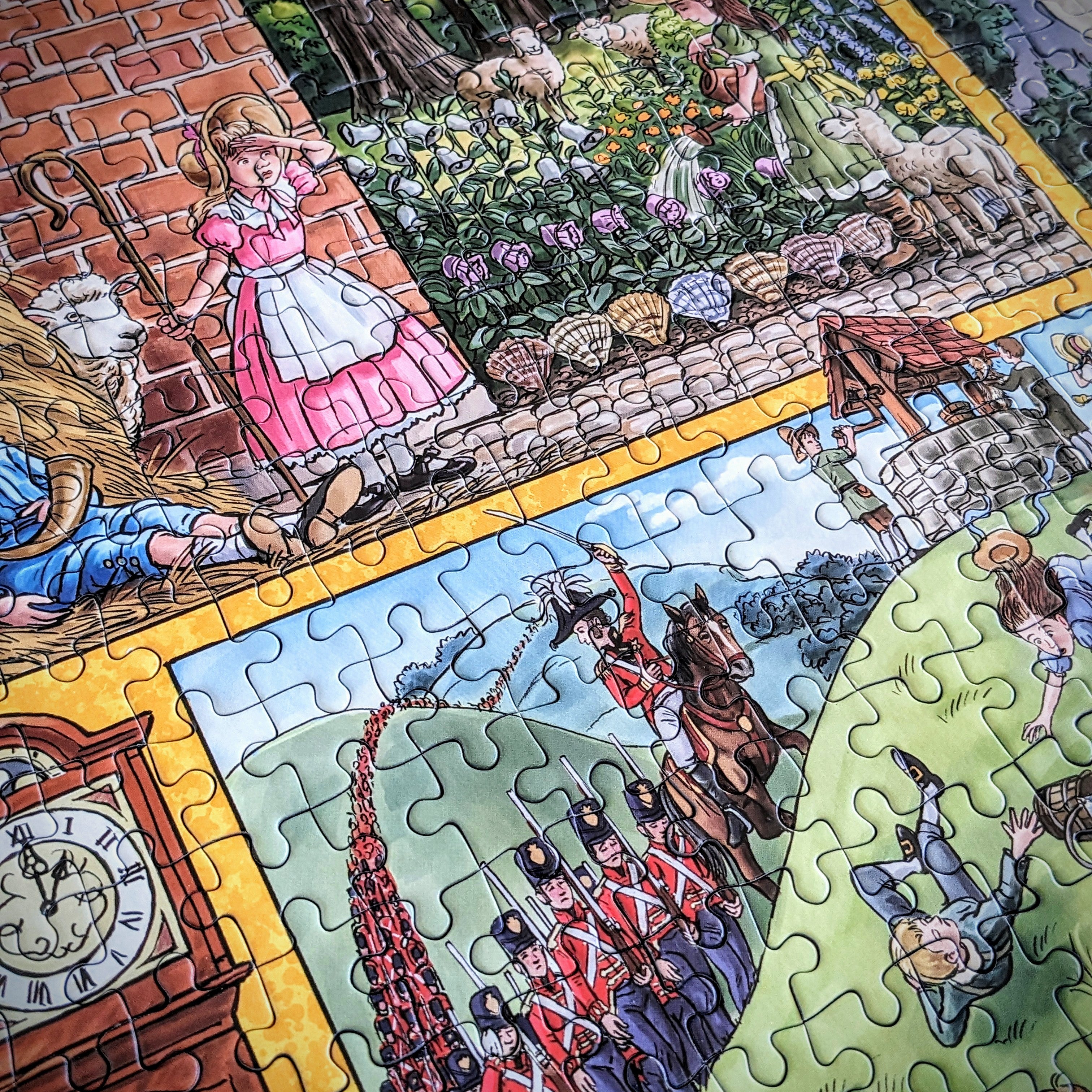 gibsons-nursery-rhymes-through-time-puzzle-1000-teile-nostalgie image 8
