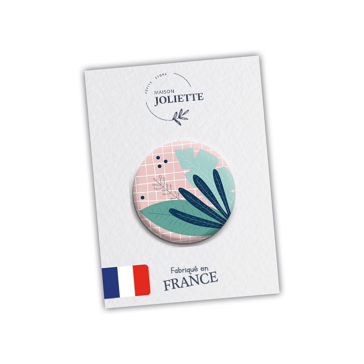 maison-joliette-tout-ira-bien-feuillage-button-32-mm image 2
