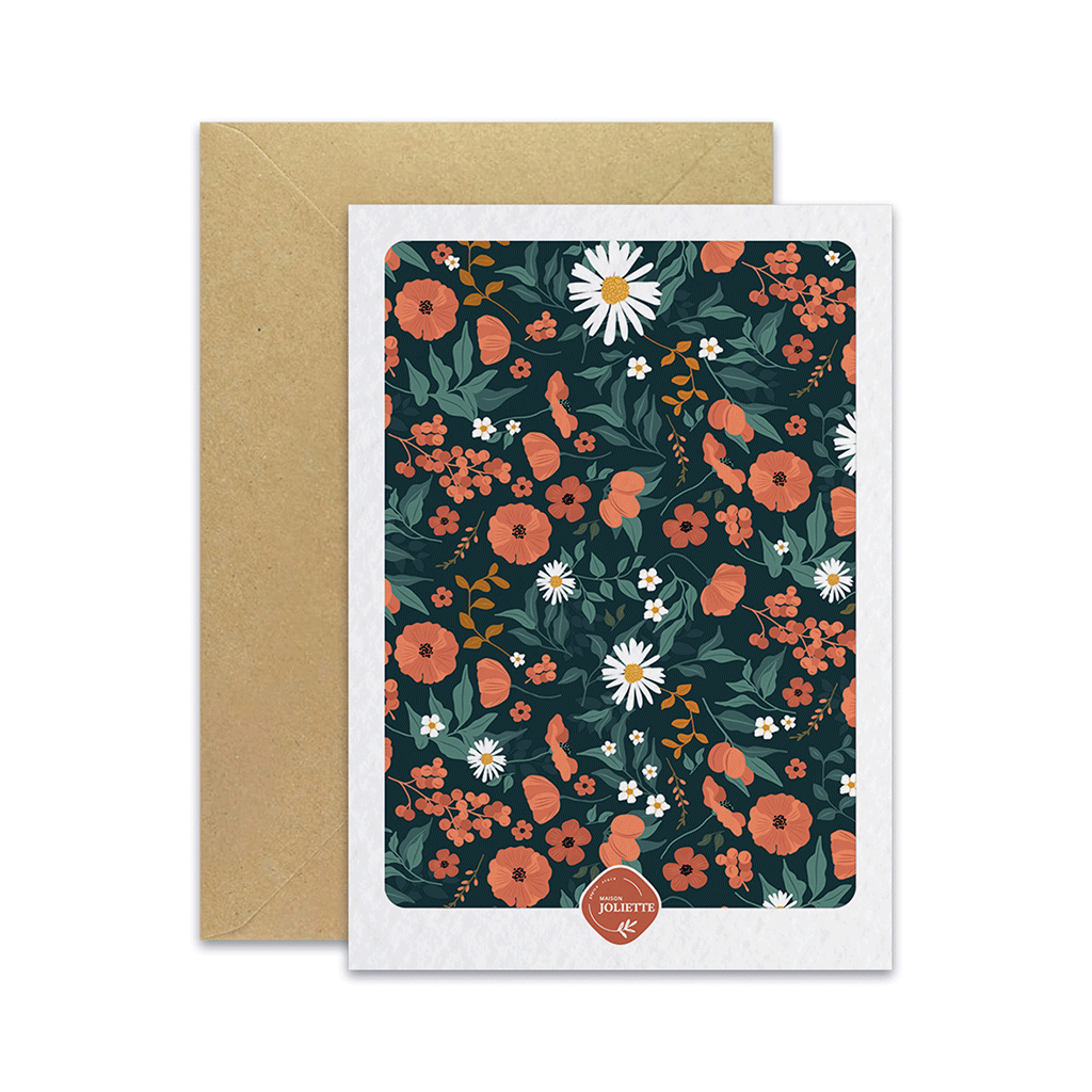 maison-joliette-jardin-botanique-postkarte-a6-mit-kraft-umschlag image 1