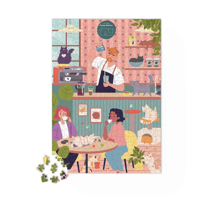 maison-joliette-pause-ronron-puzzle-1000-teile-49x68 image 1