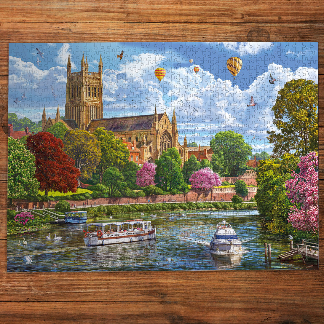 gibsons-worcester-from-the-river-1000-teile-puzzle-stadt image 2