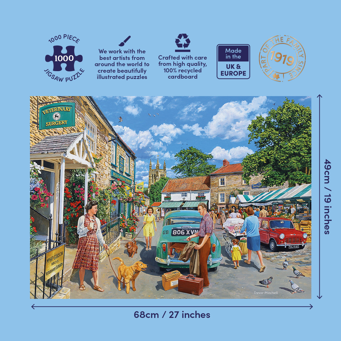 gibsons-vet-on-call-puzzle-1000-teile-tierarzt-hund image 4