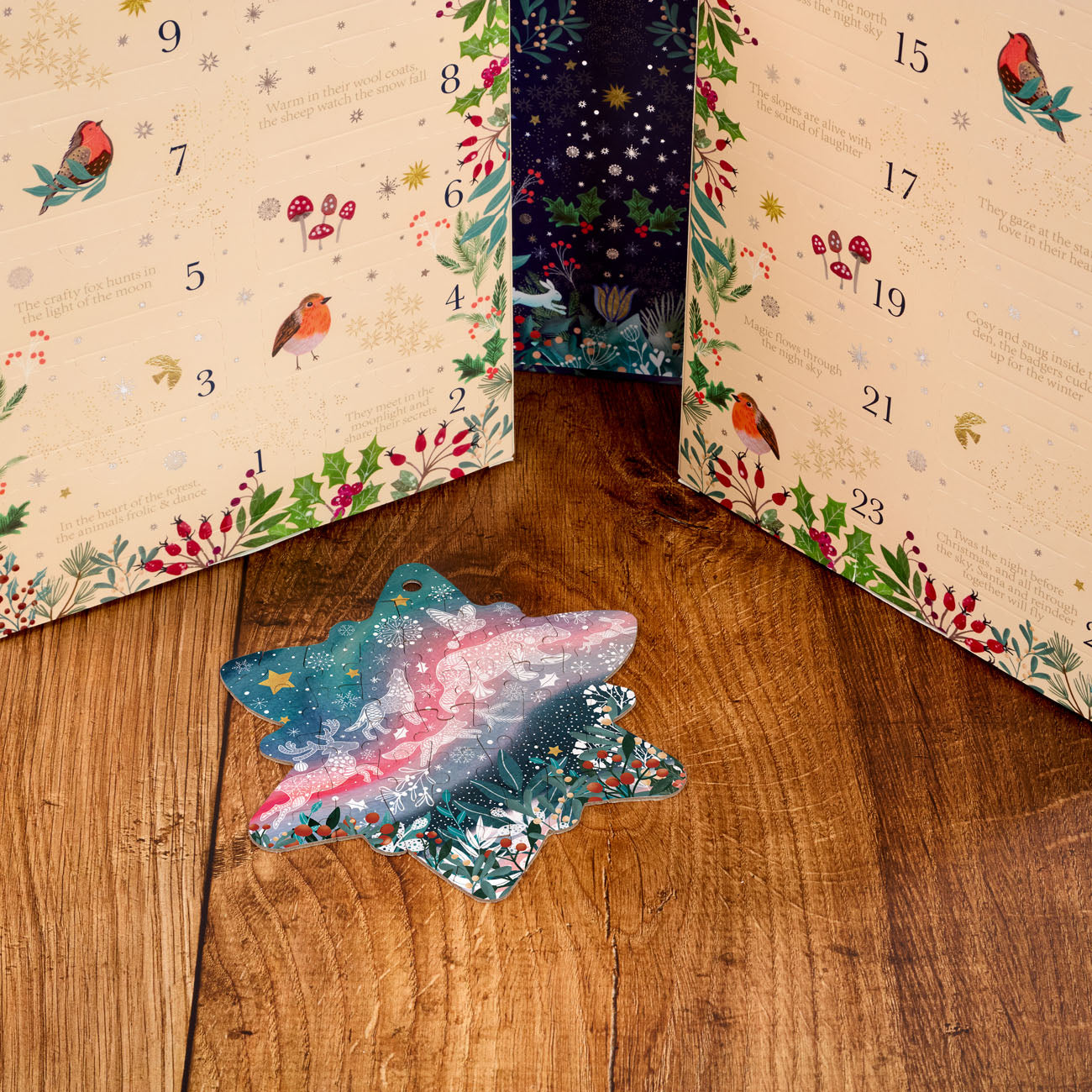 gibsons-once-upon-a-christmas-adventskalender-puzzle-24-mini-puzzles-festlich image 2