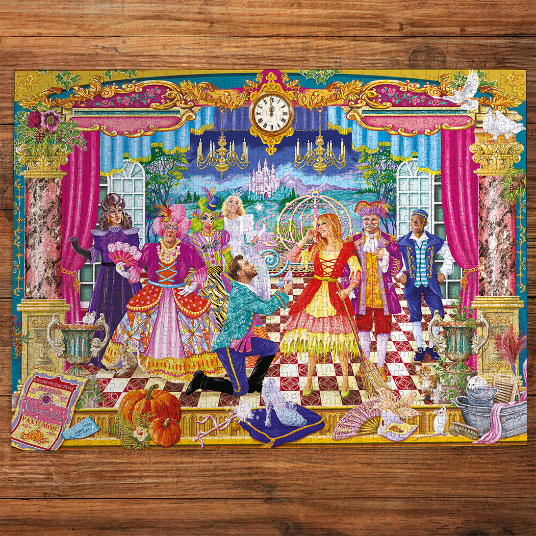 gibsons-the-glass-slipper-1000-teile-puzzle-weihnachten image 3