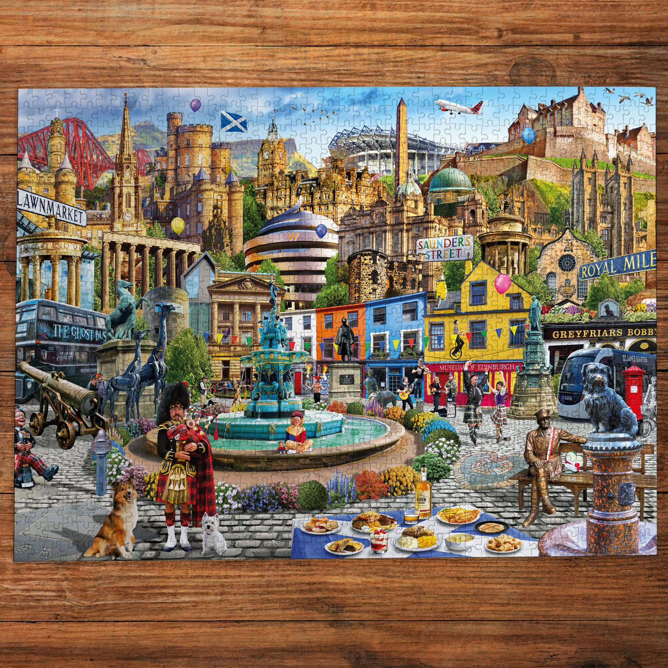 gibsons-edinburgh-puzzle-1000-teile-stadtmotiv image 3