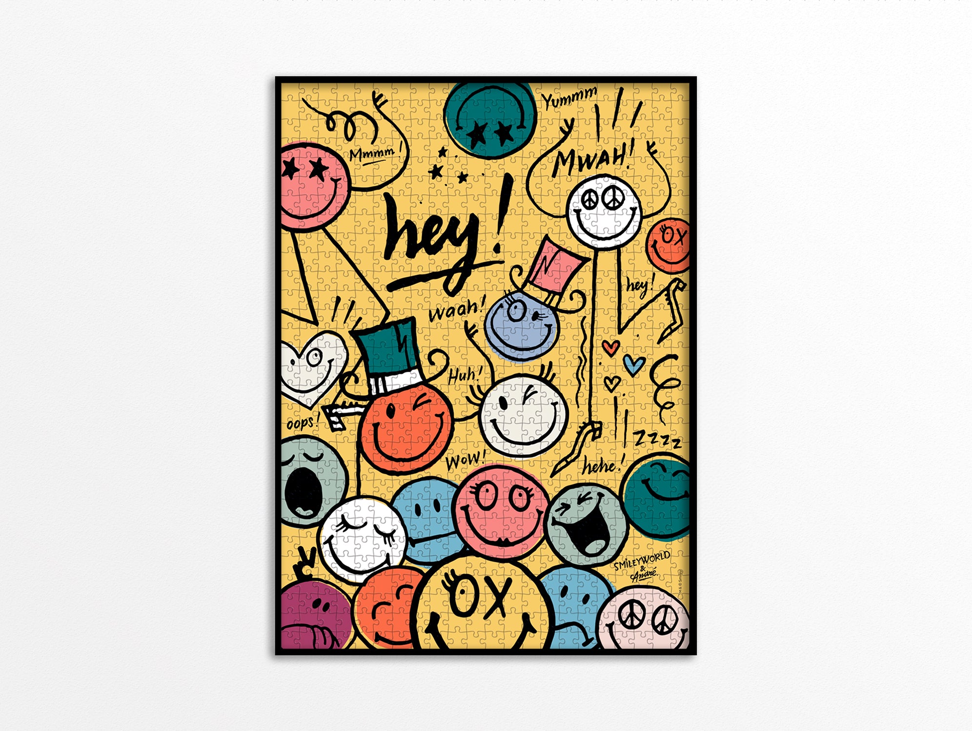 piece-love-hehehe-smileyworld-puzzle-1000-teile-andr image 1
