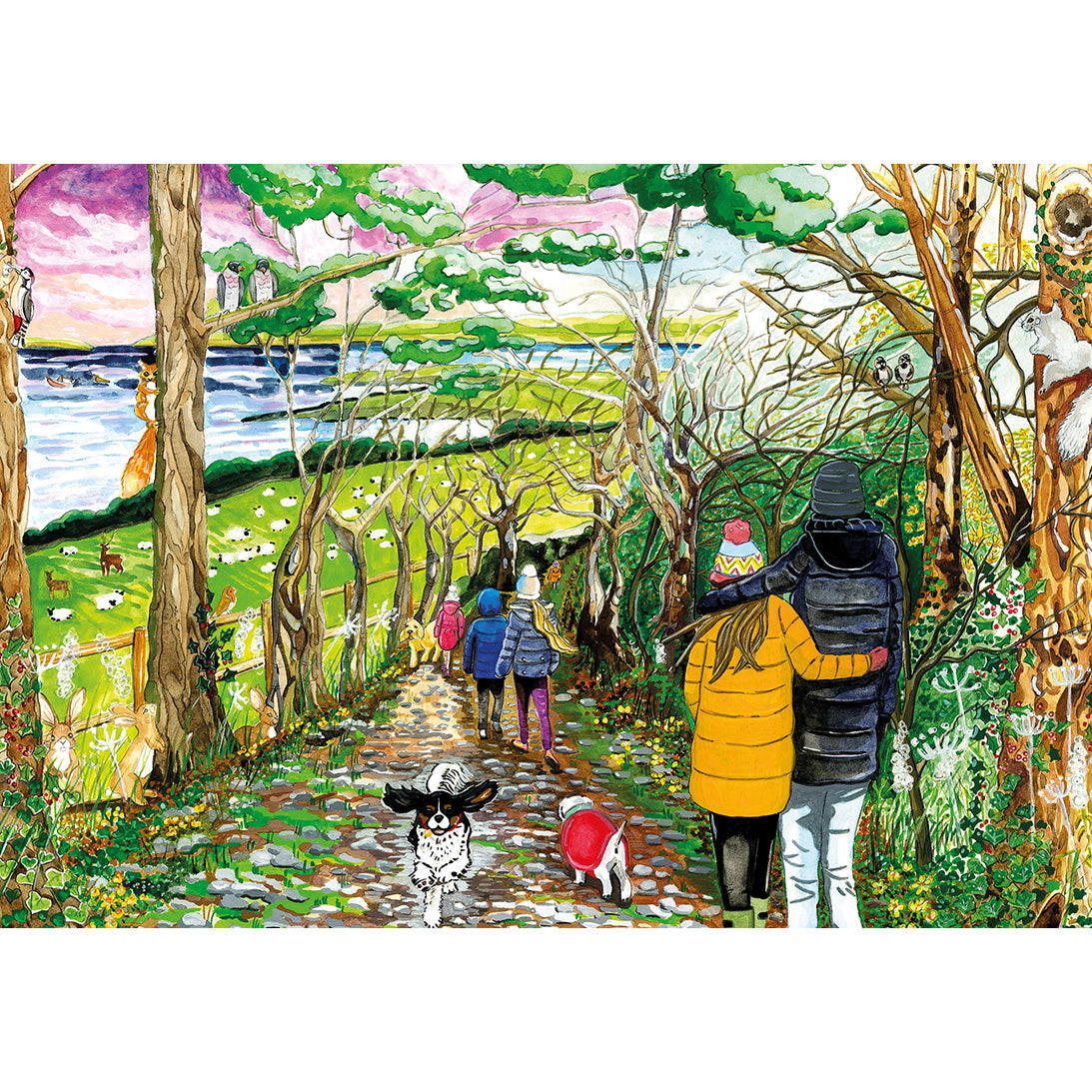 gibsons-a-dog-s-life-4x500-teile-puzzle-set-hundemotiv image 2
