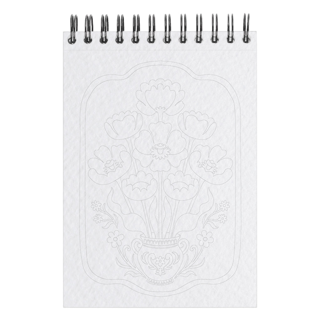 maison-joliette-bloom-a6-malbuch-14-blumenmotive-300g image 5