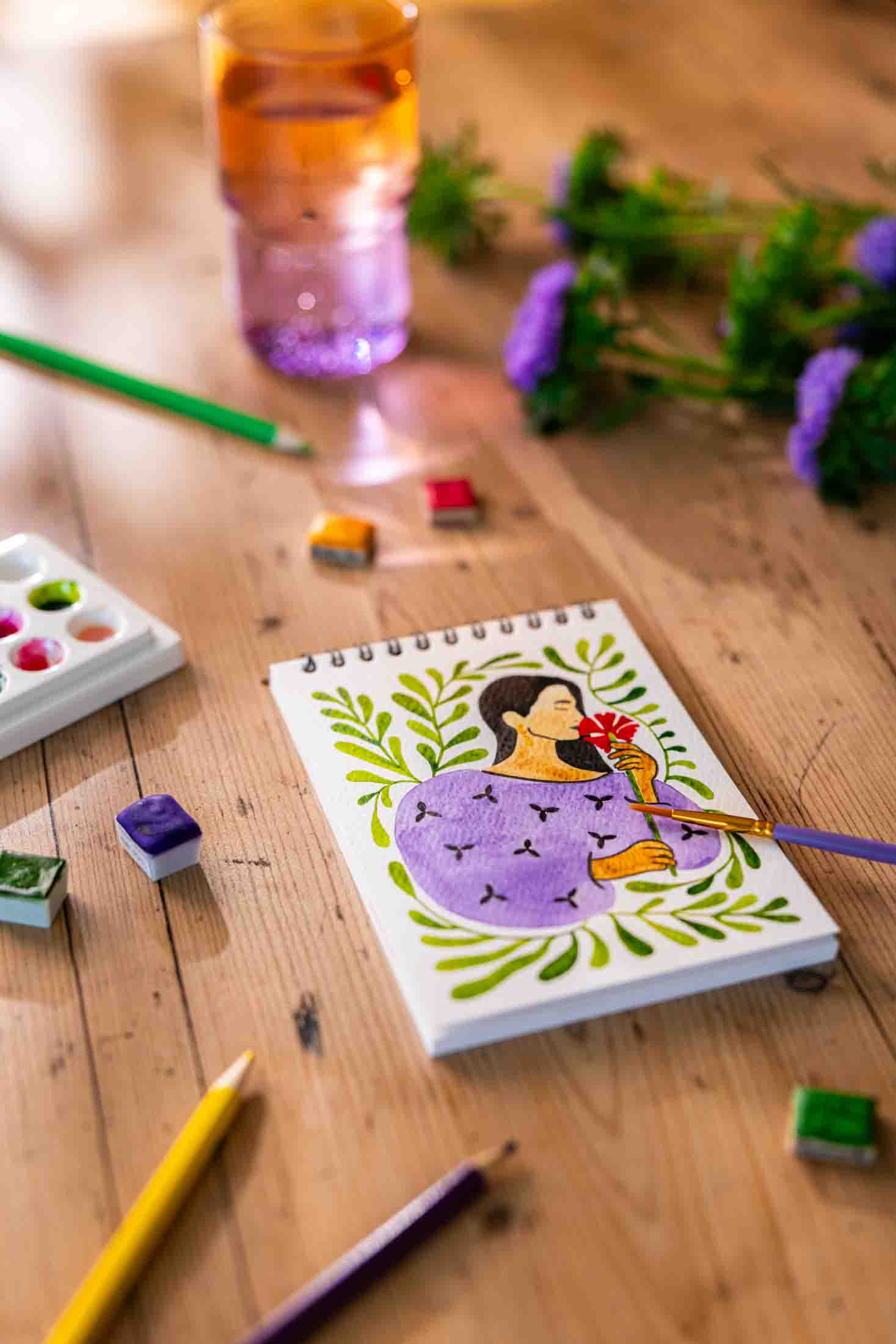 maison-joliette-carnet-coloriage-a6-malbuch-jardin-des-muses-14-motive image 2