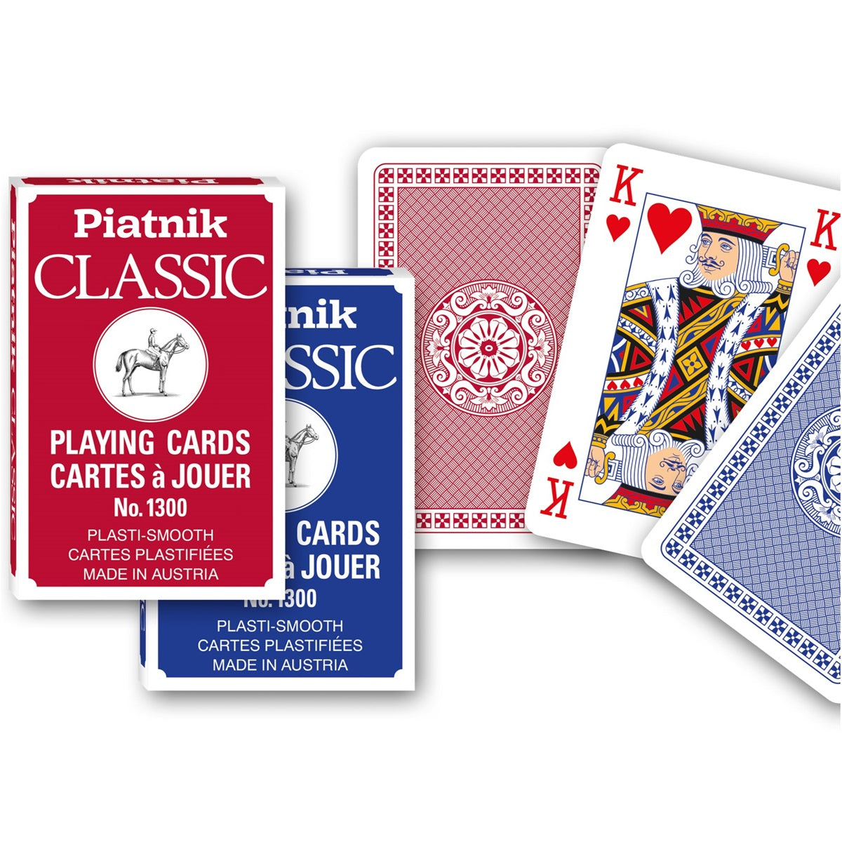 gibsons-classic-bridge-spielkarten-single-deck-blau-rot image 1
