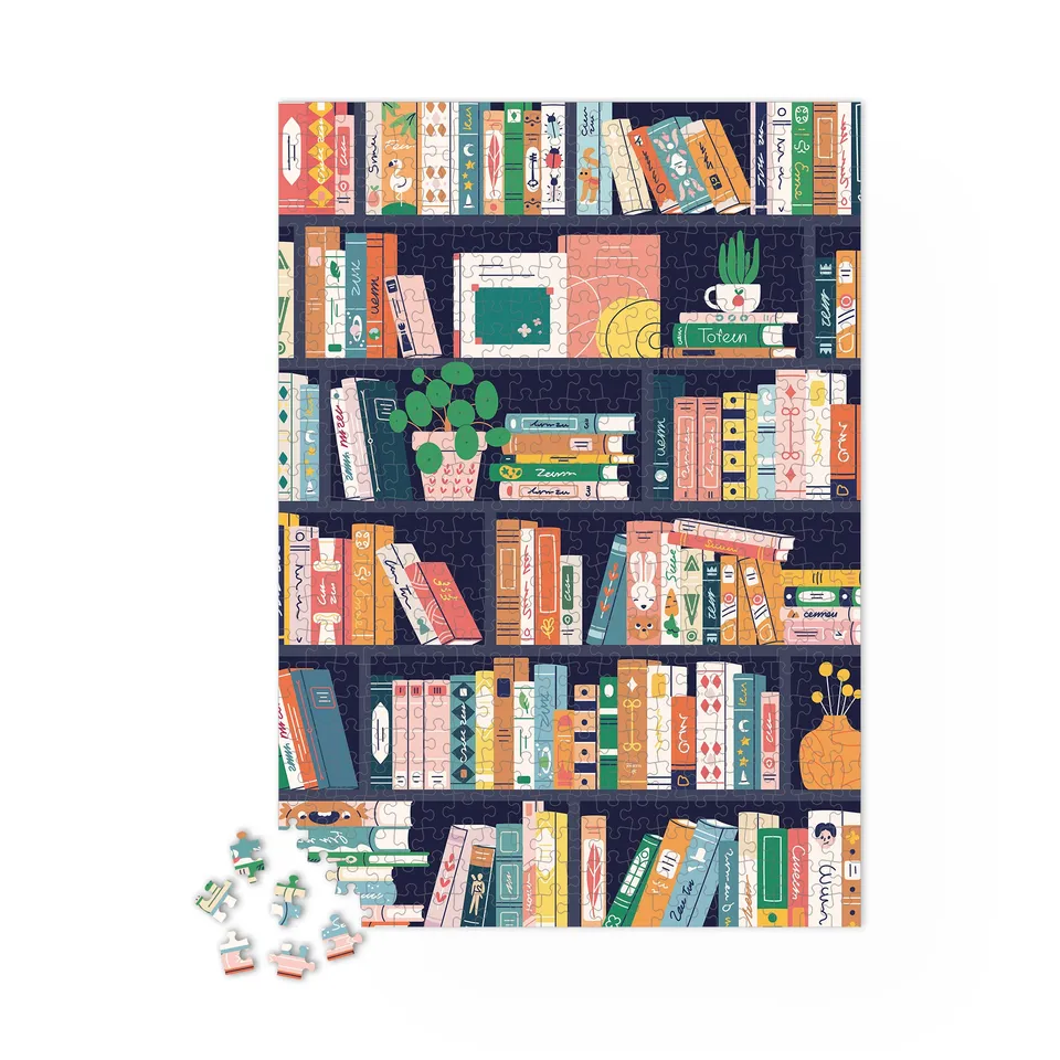 maison-joliette-book-lovers-puzzle-1000-teile-49x68-cm image 1