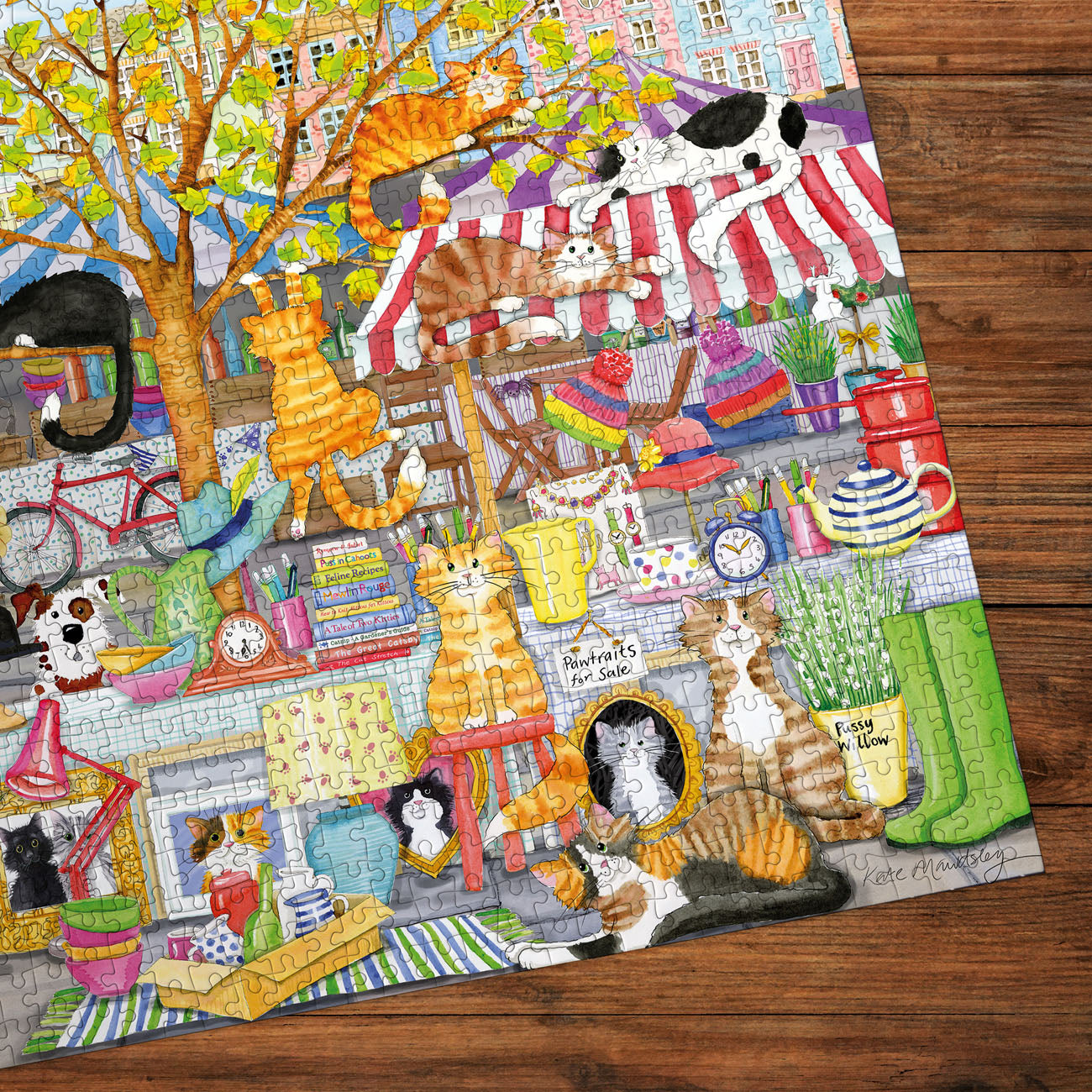 gibsons-flea-market-moggies-puzzle-1000-teile-katzen image 3