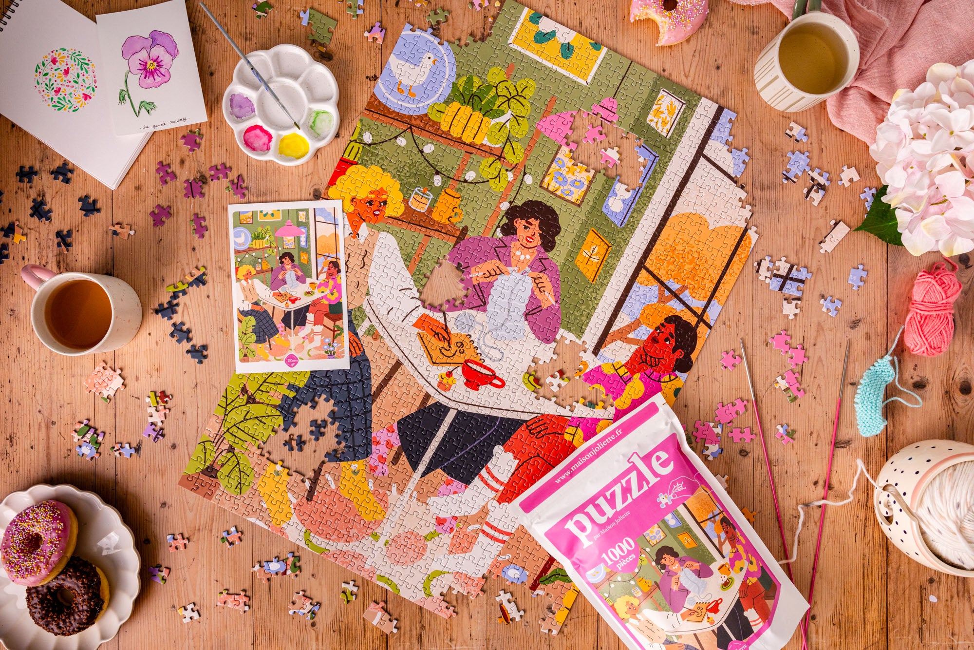 maison-joliette-puzzles-les-copines-1000-teile-puzzle-49x68-cm image 6