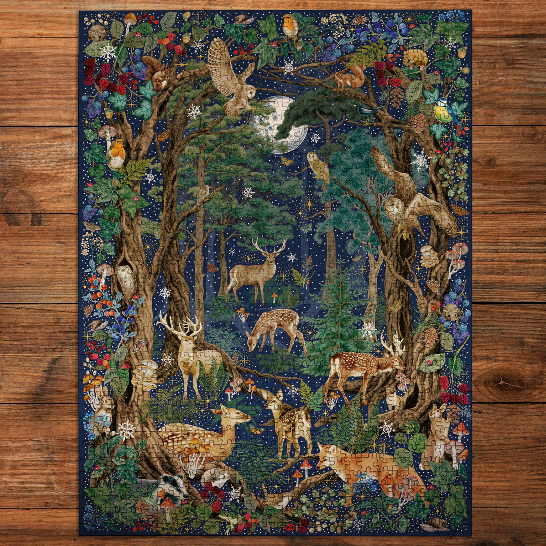 gibsons-into-the-forest-puzzle-1000-teile-waldtiere image 2