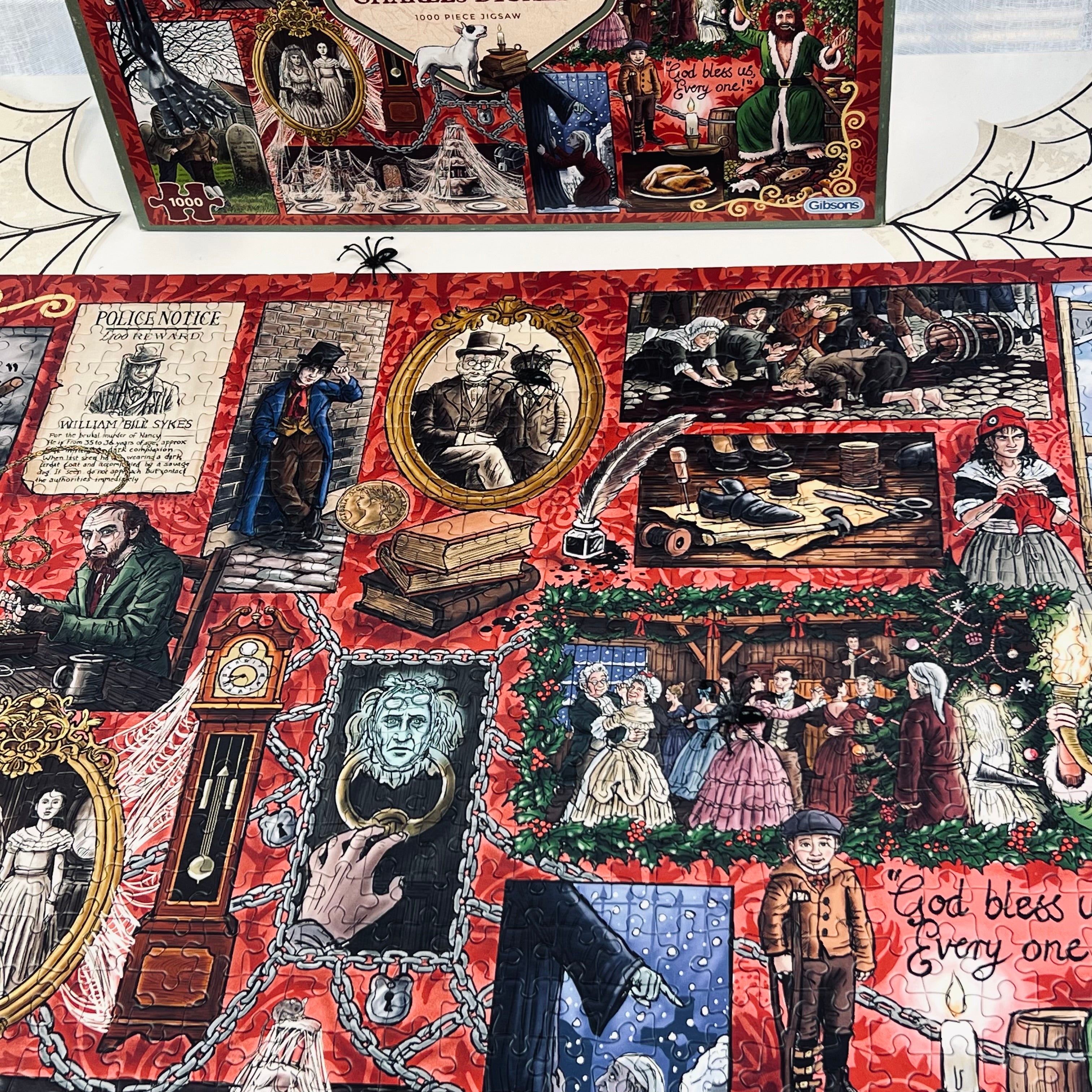 gibsons-book-club-charles-dickens-puzzle-1000-teile image 2