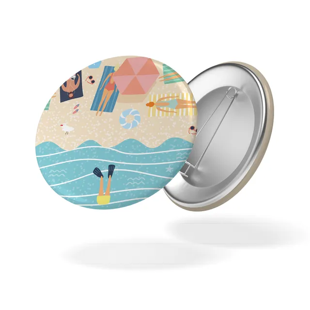 maison-joliette-chill-plouf-plage-button-32-mm-matt image 1