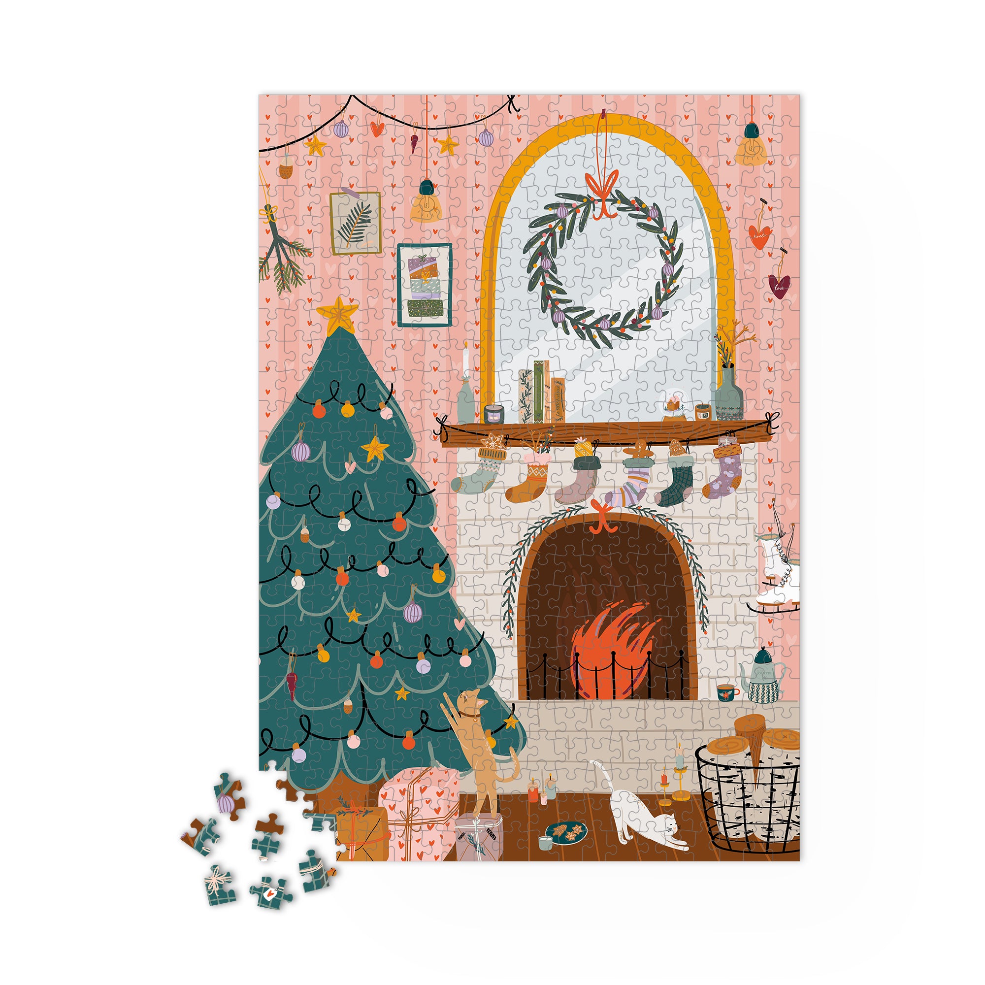 maison-joliette-au-coin-du-feu-puzzle-1000-teile-49x68-cm image 1