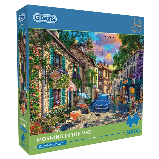 gibsons-morning-in-the-med-puzzle-500-xl-teile-mittelmeer image 1