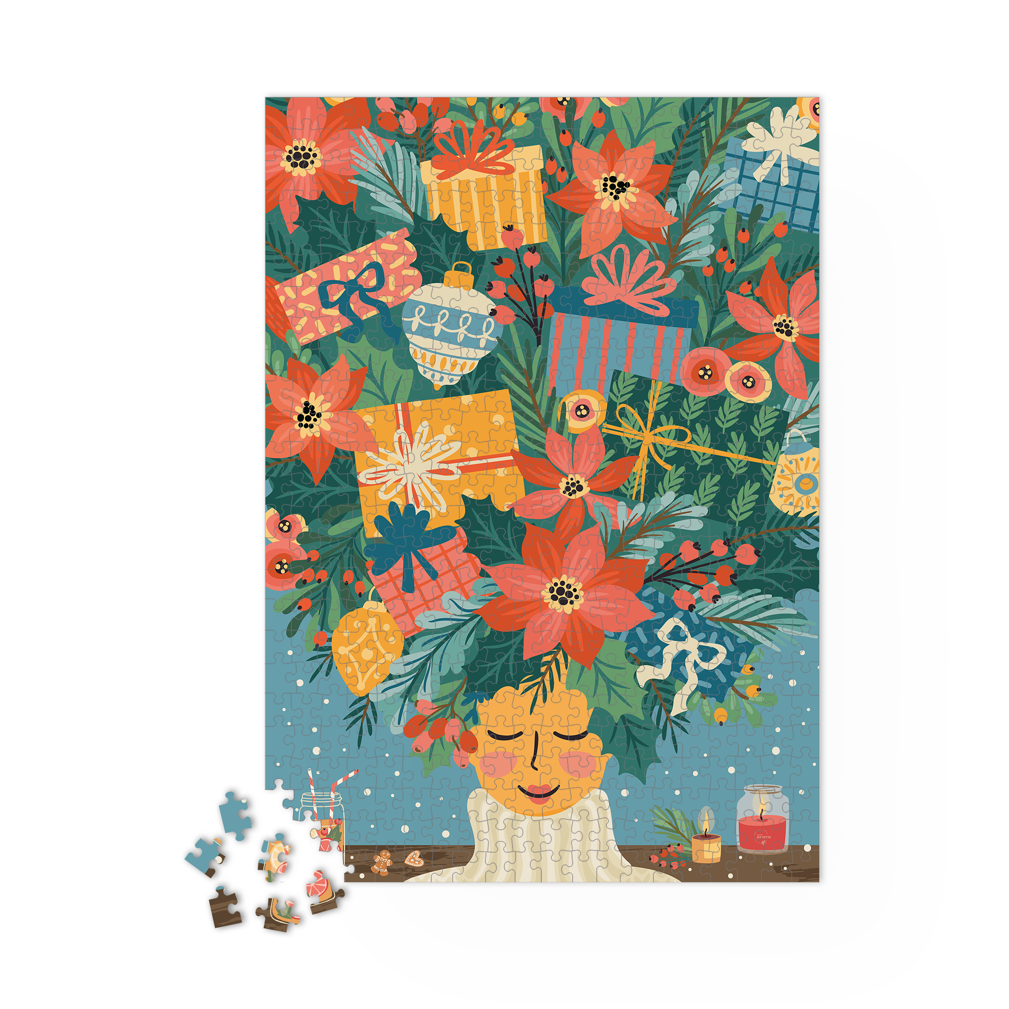 maison-joliette-puzzles-esprit-de-no-l-puzzle-1000-teile image 1
