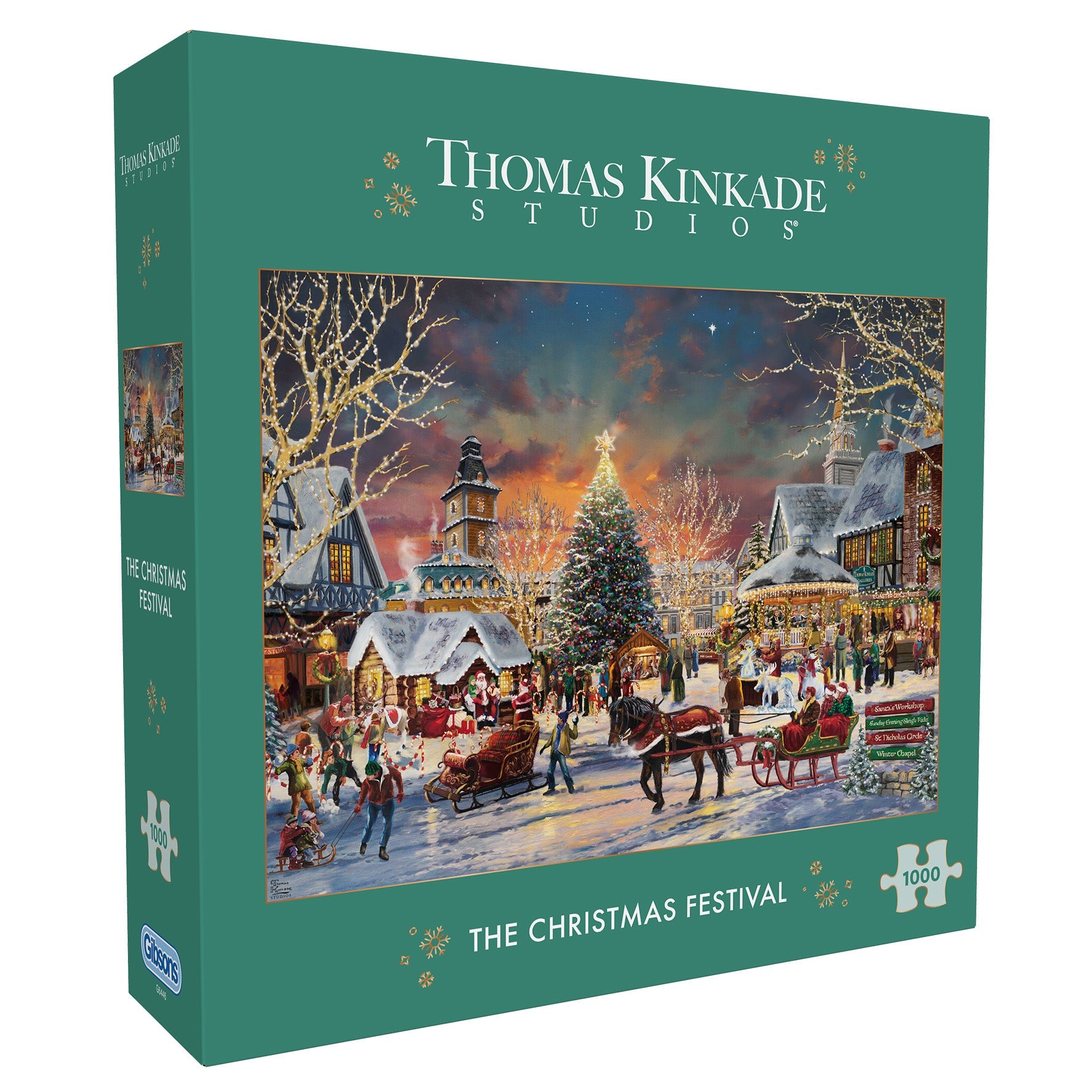 gibsons-the-christmas-festival-puzzle-1000-teile-weihnachten image 1
