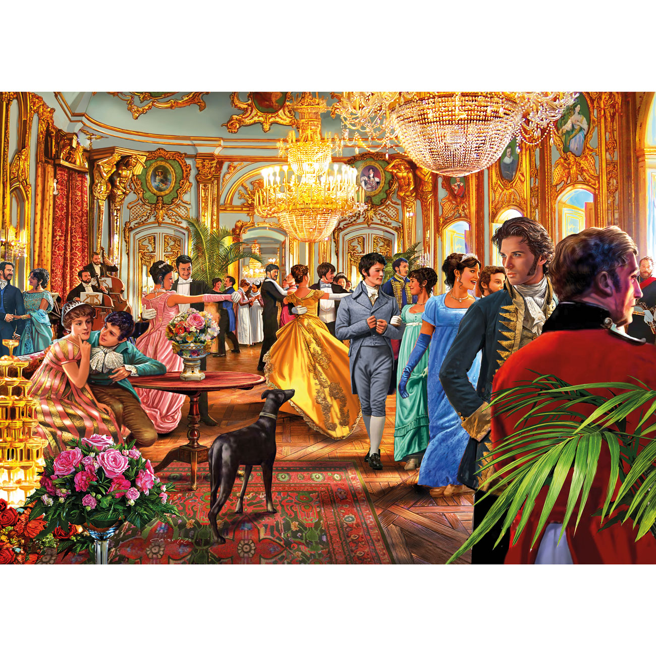 gibsons-a-regency-affair-puzzle-1000-historisch image 7