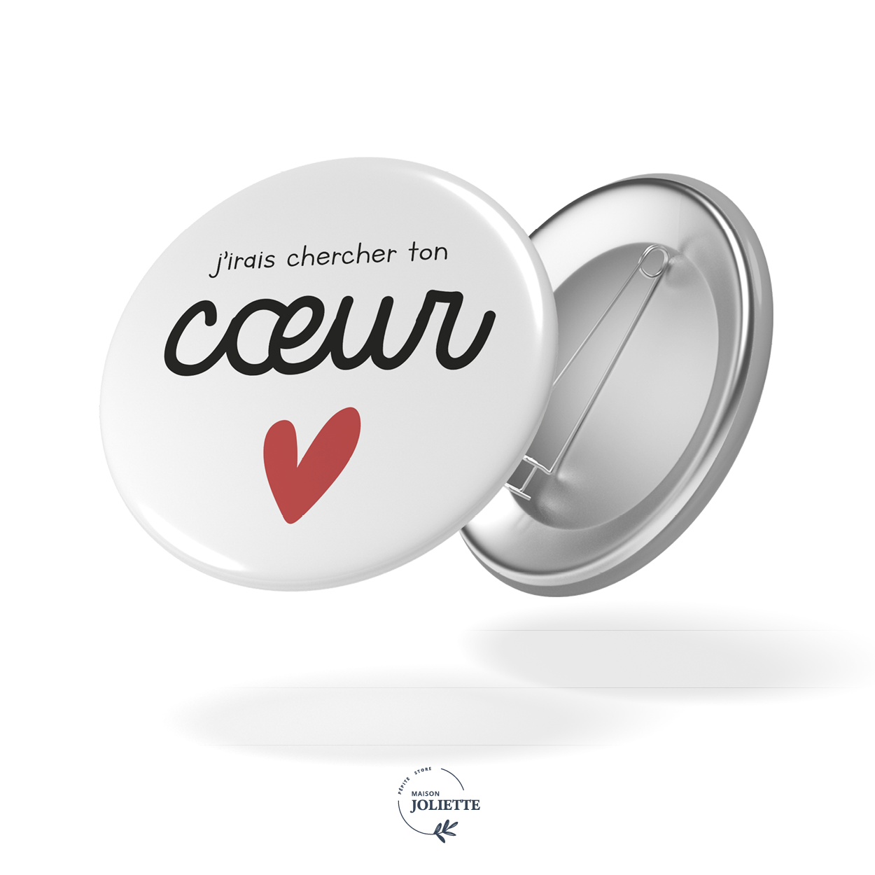 maison-joliette-love-coeur-badge-32-mm-matt-velours image 1
