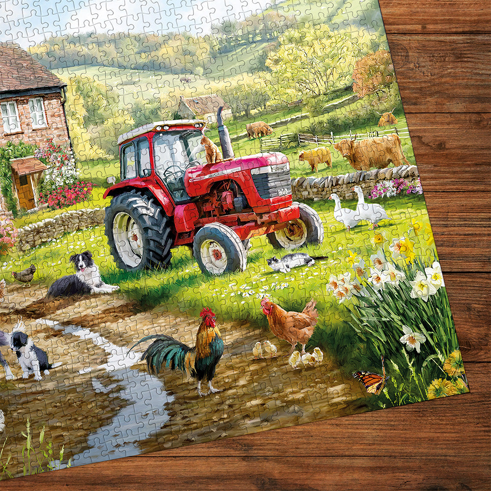 gibsons-macneil-farm-1000-teile-puzzle-bauernhof-tiere image 3