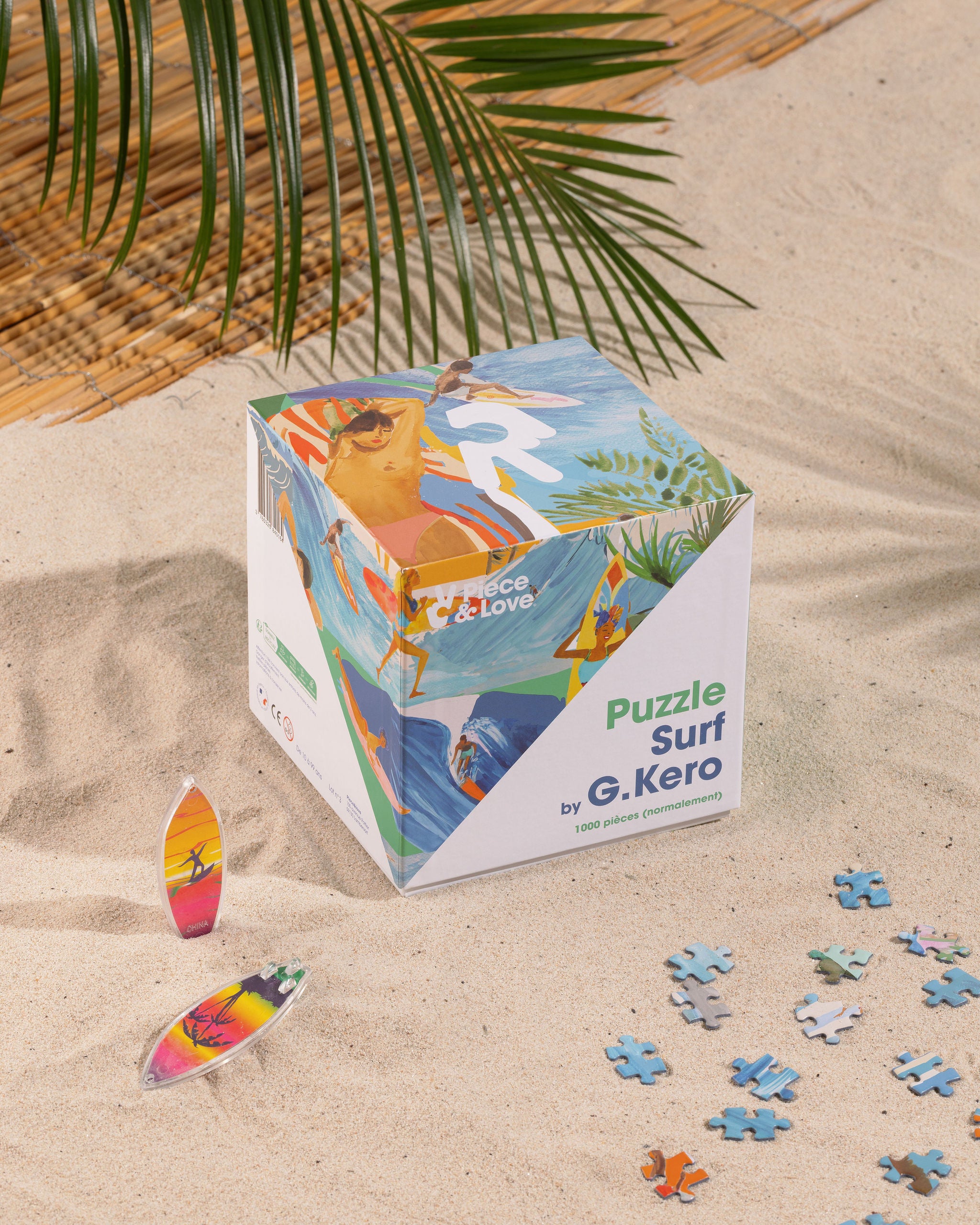 piece-love-surf-by-g-kero-1000-teile-puzzle-sommer image 2
