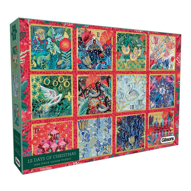 gibsons-12-days-of-christmas-puzzle-1000-teile-weihnachten image 1