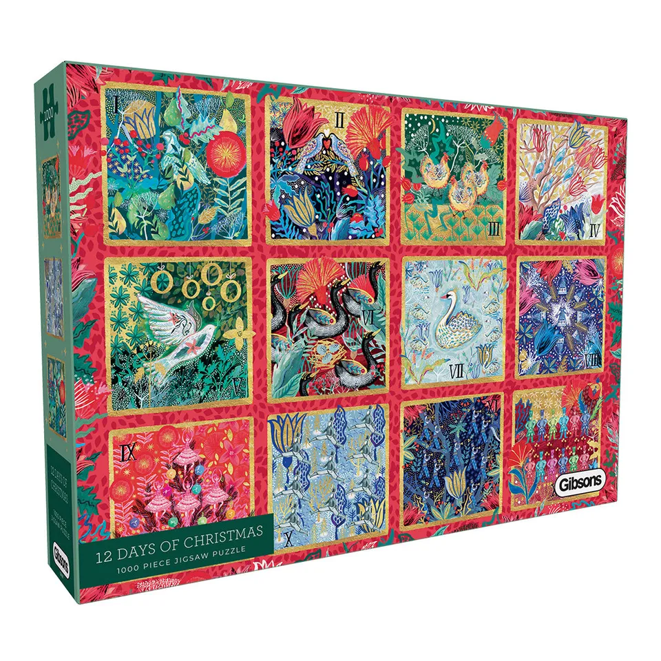 gibsons-12-days-of-christmas-puzzle-1000-teile-weihnachten image 1