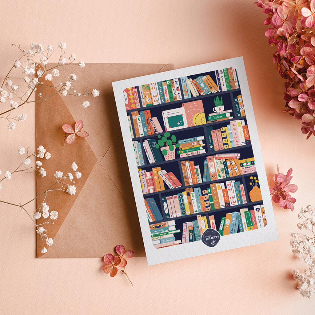 maison-joliette-book-lovers-postkarte-mit-umschlag image 3
