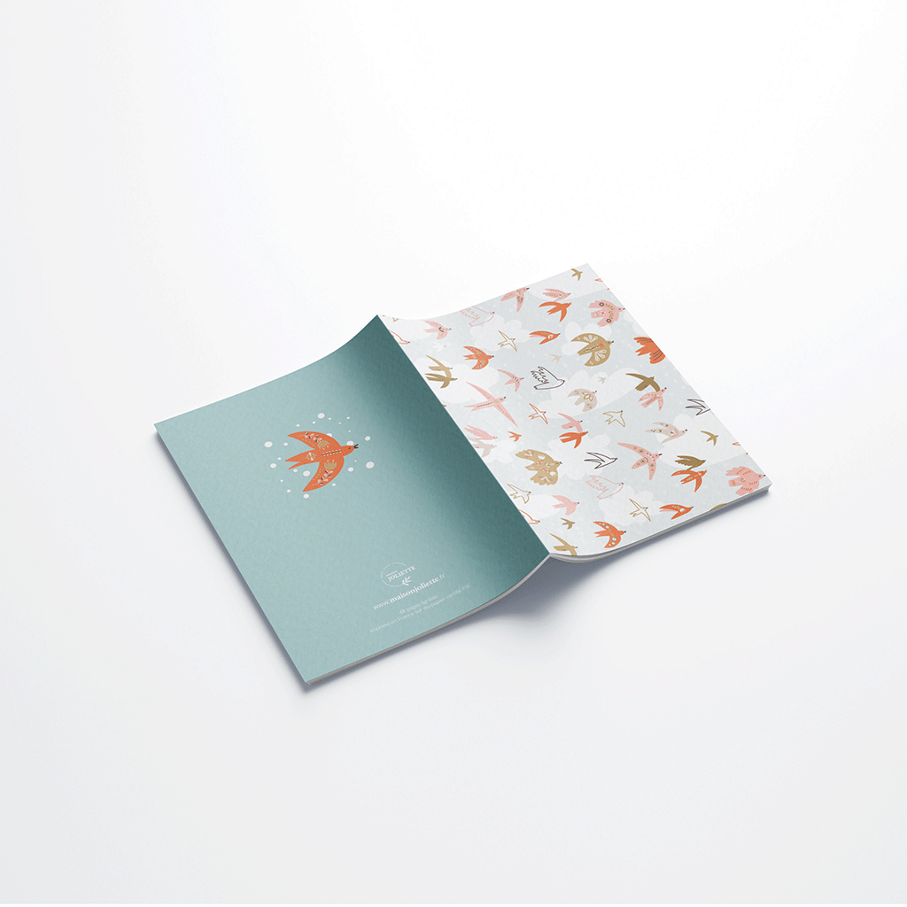 maison-joliette-petit-carnet-a6-libre-comme-l-air-notizbuch-liniert image 2