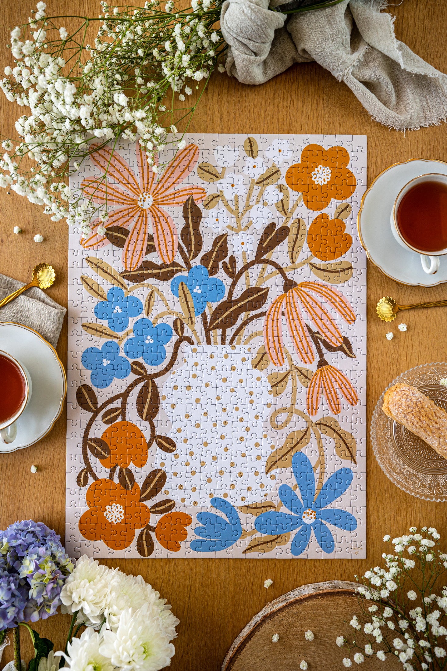 maison-joliette-puzzles-500-teile-myosotis-capucine-blumen image 2
