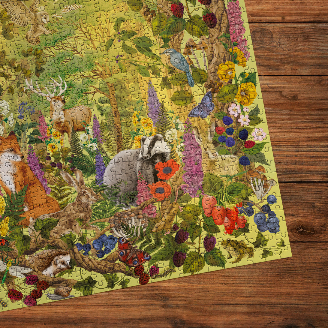 gibsons-art-file-sunlight-glade-puzzle-1000-teile-wald image 5