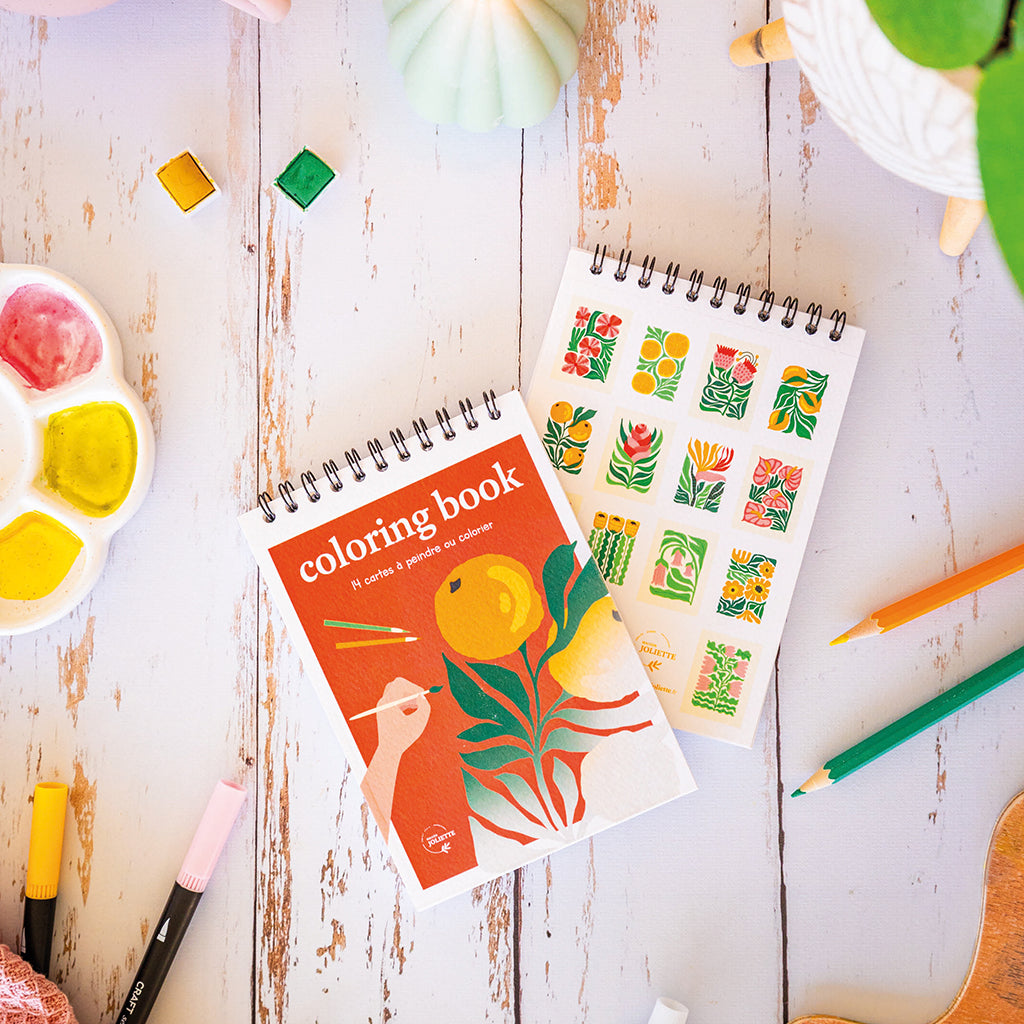 maison-joliette-carnet-a6-tropical-malbuch-14-seiten-300g image 6