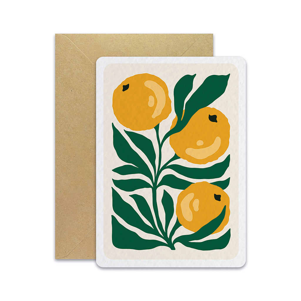 maison-joliette-tropical-oranger-postkarte-a6-mit-kraft-umschlag image 1