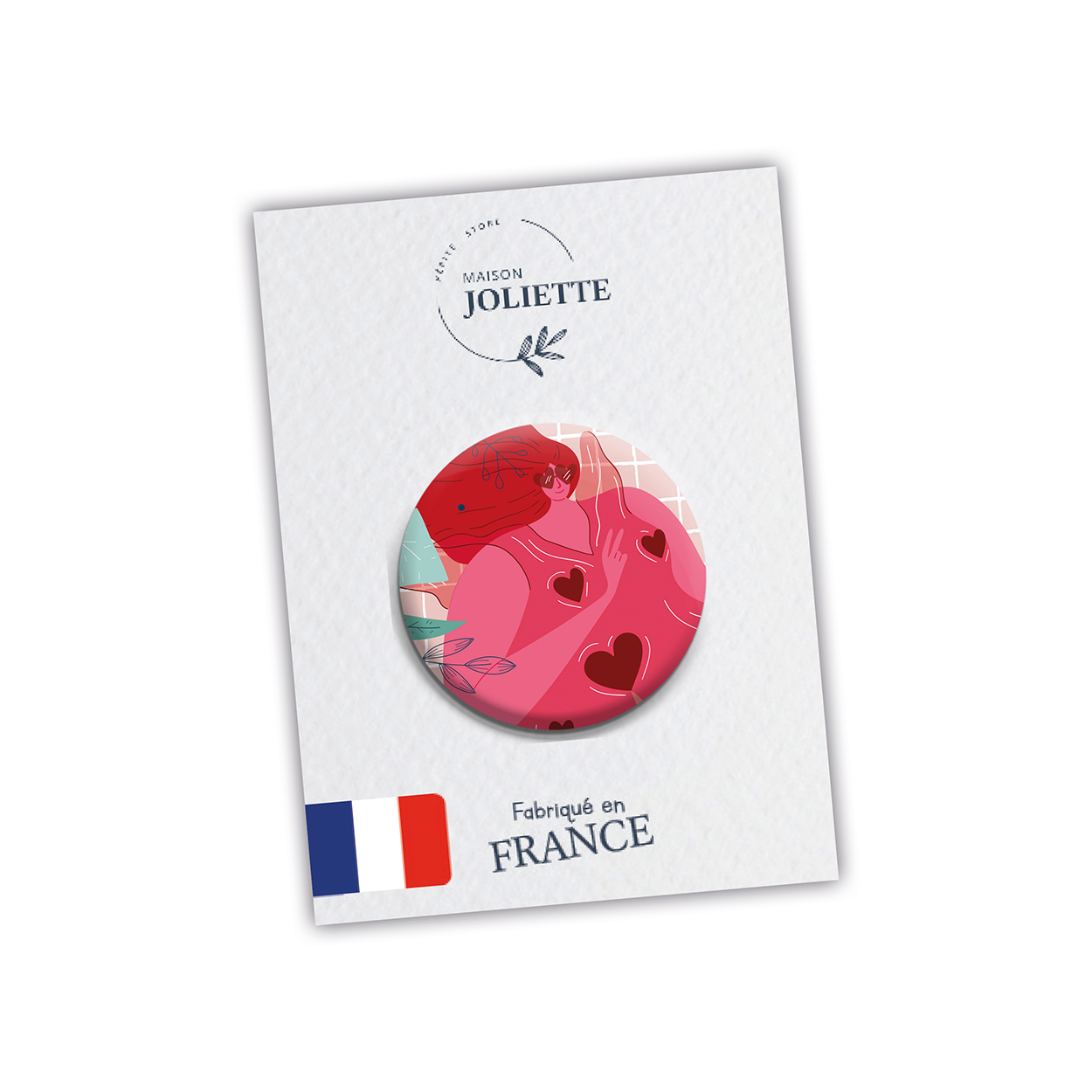 maison-joliette-badges-button-tout-ira-bien-anstecker-32-mm image 2